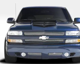 1999-2002 Chevrolet Silverado 2000-2006 Tahoe Suburban Duraflex ZL1 Look Hood - 1 Piece