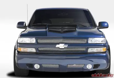 1999-2002 Chevrolet Silverado 2000-2006 Tahoe Suburban Duraflex ZL1 Look Hood - 1 Piece - 108494