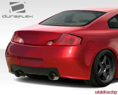 2003-2007 Infiniti G Coupe G35 Duraflex GT500 Wide Body Rear Bumper Cover - 1 Piece - 108500
