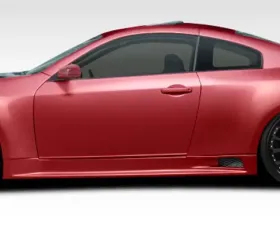 2003-2007 Infiniti G Coupe G35 Duraflex GT500 Wide Body Side Skirts Rocker Panels - 2 Piece