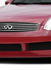 2003-2007 Infiniti G Coupe G35 Duraflex GT500 Wide Body Front Under Spoiler Air Dam Lip Splitter - 1 Piece                                     - 108504 - Image 2