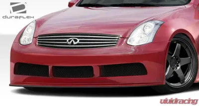 2003-2007 Infiniti G Coupe G35 Duraflex GT500 Wide Body Front Under Spoiler Air Dam Lip Splitter - 1 Piece - 108504