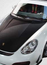 2006-2012 Porsche Cayman 2005-2012 Porsche Boxster 2005-2013 Porsche 997 Carbon Creations Eros Version 1 Hood - 1 Piece                                     - 108582 - Image 2