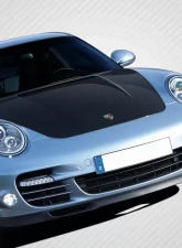 2006-2012 Porsche Cayman 2005-2012 Porsche Boxster 2005-2013 Porsche 997 Carbon Creations Eros Version 1 Hood - 1 Piece                                     - 108582 - Image 9