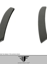 2011-2016 BMW 5 Series F10 4DR Carbon AF-3 Rear Add Ons Spat Extensions ( CFP ) - 2 Piece (S)                                     - 108607 - Image 4