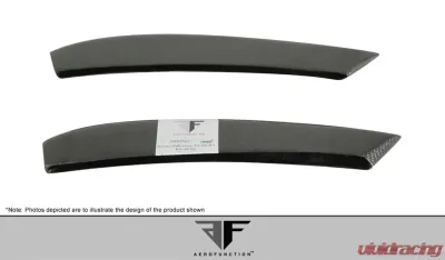 2011-2016 BMW 5 Series F10 4DR Carbon AF-3 Rear Add Ons Spat Extensions ( CFP ) - 2 Piece (S) - 108607