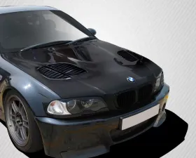2000-2006 BMW 3 Series E46 2DR Carbon Creations GTR Hood - 1 Piece