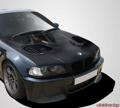 2000-2006 BMW 3 Series E46 2DR Carbon Creations GTR Hood - 1 Piece - 108630
