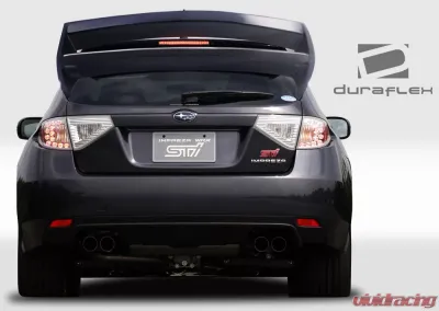 2008-2011 Subaru Impreza 5DR 2008-2014 Subaru WRX STI 5DR Duraflex WRC Look Rear Wing Trunk Lid Spoiler - 1 Piece - 108705
