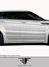 2012-2019 Land Rover Range Rover Evoque 5DR AF-1 Fender Flares ( GFK ) - 12 Piece                                     - 108735 - Image 2
