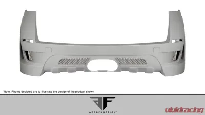 2010-2013 BMW X5 X5M E70 AF-1 Wide Body Rear Bumper Cover ( GFK ) - 1 Piece - 108742