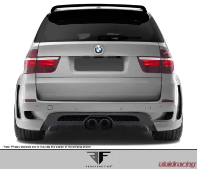 2010-2013 BMW X5 X5M E70 AF-1 Wide Body Rear Bumper Cover ( GFK ) - 1 Piece - 108742