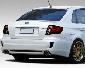 2008-2011 Subaru Impreza 2008-2010 Subaru Impreza WRX 4DR Duraflex STI Look Rear Bumper Cover - 1 Piece