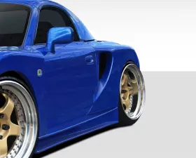 2000-2005 Toyota MRS MR2 Spyder Duraflex TD3000 Wide Body Rear Fenders - 2 Piece
