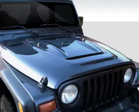 1997-2006 Jeep Wrangler Duraflex Heat Reduction Hood (must be used with highline fenders) - 1 Piece