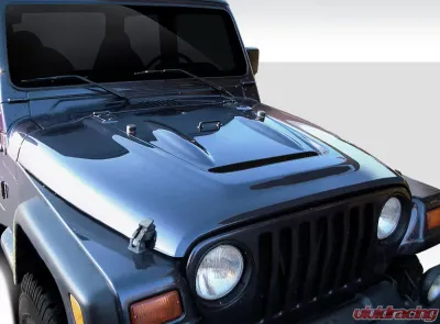 1997-2006 Jeep Wrangler Duraflex Heat Reduction Hood (must be used with highline fenders) - 1 Piece - 108805