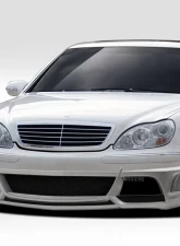 2000-2002 Mercedes S Class W220 Duraflex W-3 Front Bumper Cover - 1 Piece                                     - 108810 - Image 2