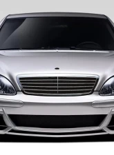 2003-2006 Mercedes S Class W220 Duraflex W-3 Front Bumper Cover - 1 Piece                                     - 108812 - Image 5