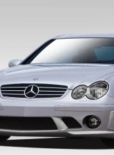 2003-2009 Mercedes CLK W209 Duraflex C63 Look Front Bumper Cover - 1 Piece                                     - 108822 - Image 4