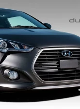 2012-2017 Hyundai Veloster Duraflex Turbo Look Front Bumper Cover - 1 Piece                                     - 108845 - Image 2