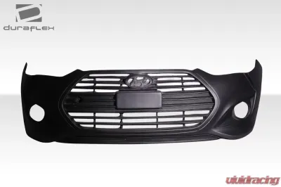 2012-2017 Hyundai Veloster Duraflex Turbo Look Front Bumper Cover - 1 Piece - 108845