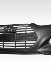 2012-2017 Hyundai Veloster Duraflex Turbo Look Front Bumper Cover - 1 Piece                                     - 108845 - Image 4