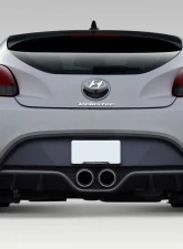 2012-2017 Hyundai Veloster Duraflex Turbo Look Rear Bumper Cover - 1 Piece                                     - 108847 - Image 7
