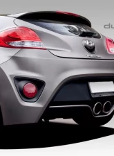 2012-2017 Hyundai Veloster Duraflex Turbo Look Rear Bumper Cover - 1 Piece                                     - 108847 - Image 2