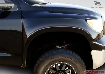 2007-2013 Toyota Tundra Duraflex Off Road 4 Inch Bulge Front Fenders - 2 Piece - 108874