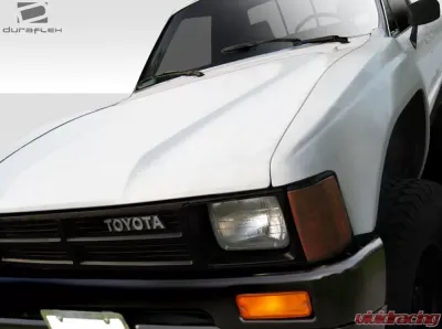 1984-1988 Toyota Pickup Ivan-Dan (Sharp) Duraflex Off Road 4 Inch Bulge Front Fenders - 2 Piece - 108879