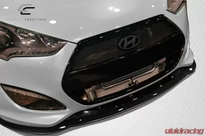 2012-2017 Hyundai Veloster Turbo Carbon Creations GT Racing Front Splitter - 1 Piece - 108900
