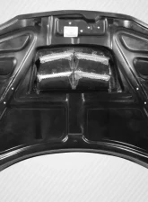 1993-1997 Chevrolet Camaro Carbon Creations ZL1 Look Hood - 1 Piece                                     - 108904 - Image 5