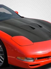 1997-2004 Chevrolet Corvette C5 Carbon Creations GT Concept Hood - 1 Piece                                     - 108911 - Image 12