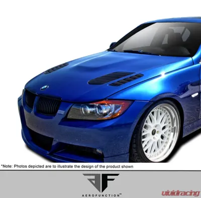 2006-2008 BMW 3 Series E90 4DR AF-1 Hood ( GFK ) - 1 Piece - 108916