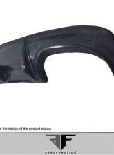 2007-2009 Mercedes CL63 W216 Black Series Carbon AF-1 Rear Diffuser ( CFP ) - 1 Piece                                     - 108924 - Image 4