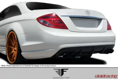 2007-2009 Mercedes CL63 W216 Black Series Carbon AF-1 Rear Diffuser ( CFP ) - 1 Piece - 108924