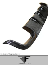 2010-2013 Mercedes E Class W212 AMG Sport Carbon AF-3 Rear Diffuser ( CFP ) - 1 Piece                                     - 108929 - Image 5