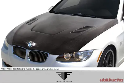 2007-2010 BMW 3 Series E92 2dr E93 Convertible Carbon AF-1 Hood ( CFP ) - 1 Piece - 108932