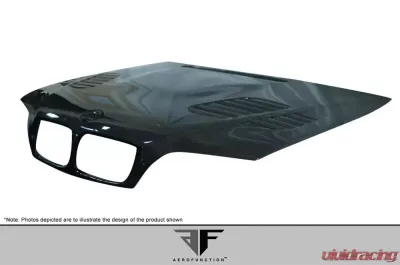 2002-2005 BMW 3 Series E46 4DR Carbon AF-2 Hood ( CFP ) - 1 Piece - 108935