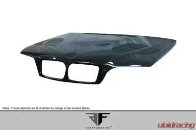 2002-2005 BMW 3 Series E46 4DR Carbon AF-2 Hood ( CFP ) - 1 Piece - 108935