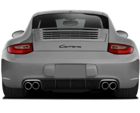 2009-2011 Porsche 997 Carrera C2/C2S/C4/C4S/Targa 4/Targa 4S Cabriolet Carbon AF-2 Rear Diffuser ( CFP ) - 1 Piece