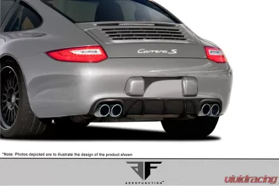 2009-2011 Porsche 997 Carrera C2/C2S/C4/C4S/Targa 4/Targa 4S Cabriolet Carbon AF-2 Rear Diffuser ( CFP ) - 1 Piece - 108940