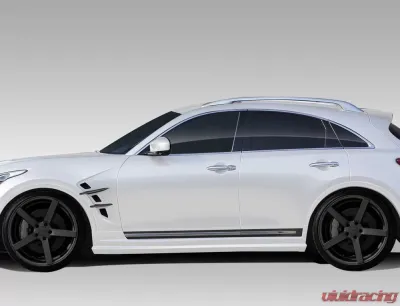 2009-2017 Infiniti FX35 FX50 QX70 Duraflex CT-R Side Skirt Rocker Panels - 2 Piece - 108987