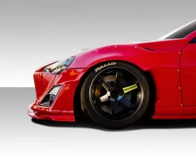 2013-2016 Scion FR-S Duraflex GT500 Wide Body Front Fenders - 4 Piece