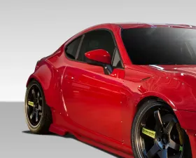 2013-2020 Scion FR-S Toyota 86 BRZ Duraflex GT500 Wide Body Side Splitters - 2 Piece