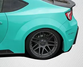 2013-2020 Scion FR-S Toyota 86 Subaru BRZ Duraflex 86-R Wide Body Rear Fenders - 2 Piece (S)