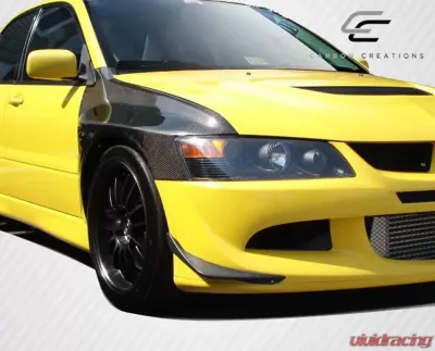 2003-2006 Mitsubishi Lancer Evolution 8 9 Carbon Creations Vented Fenders - 2 Piece - 109063