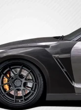 2009-2021 Nissan GT-R R35 Carbon Creations OEM Look Fenders - 4 Piece                                     - 109064 - Image 7