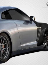 2009-2021 Nissan GT-R R35 Carbon Creations OEM Look Fenders - 4 Piece                                     - 109064 - Image 2