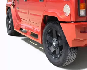 2003-2009 Hummer H2 Couture Urethane Vortex Wide Body Rear Fender Flares - 2 Piece (S)
